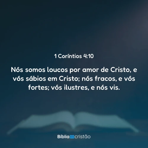1 Coríntios 4:10