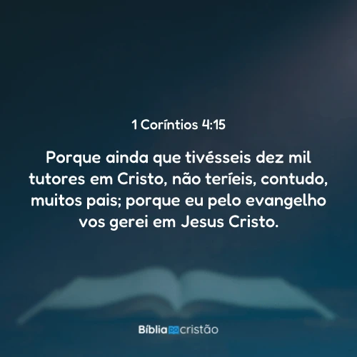 1 Coríntios 4:15