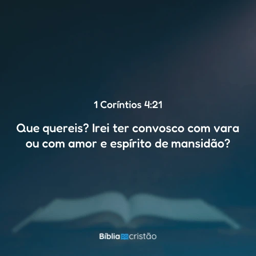 1 Coríntios 4:21