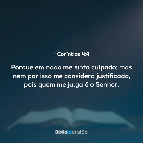 1 Coríntios 4:4