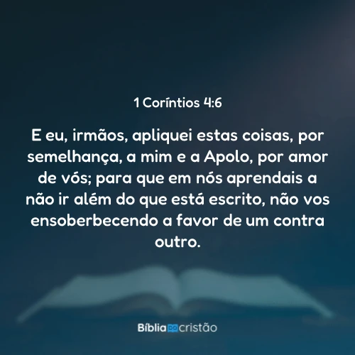 1 Coríntios 4:6