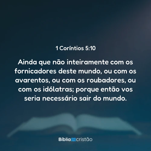 1 Coríntios 5:10