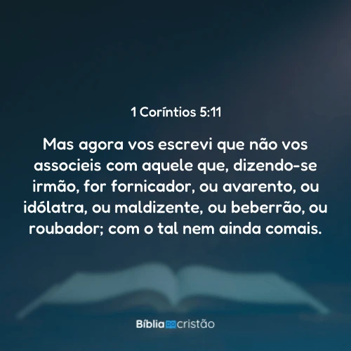 1 Coríntios 5:11
