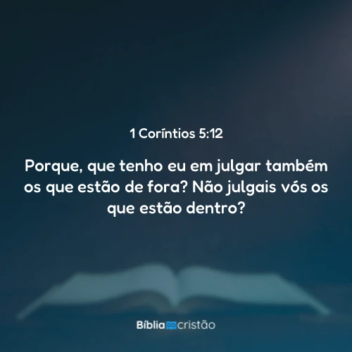 1 Coríntios 5:12