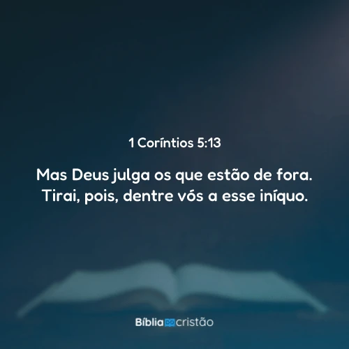 1 Coríntios 5:13