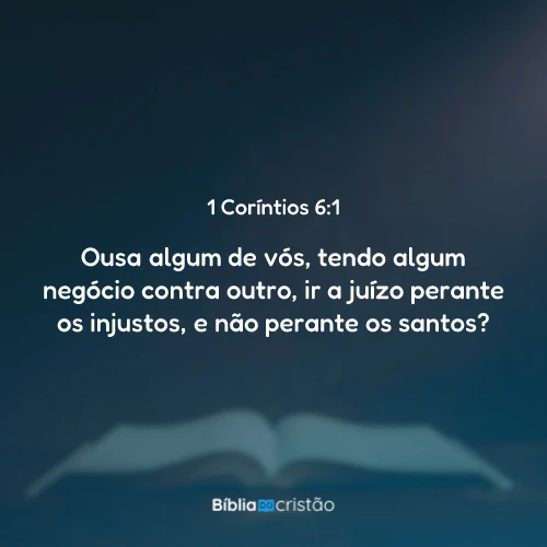 1 Coríntios 6:1