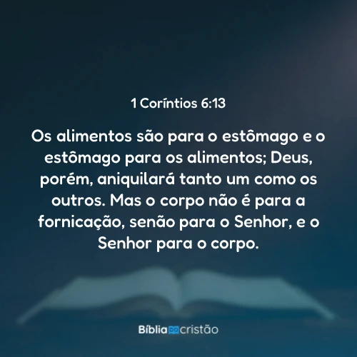 1 Coríntios 6:13