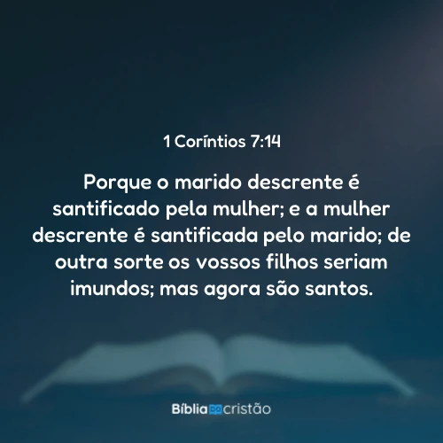 1 Coríntios 7:14