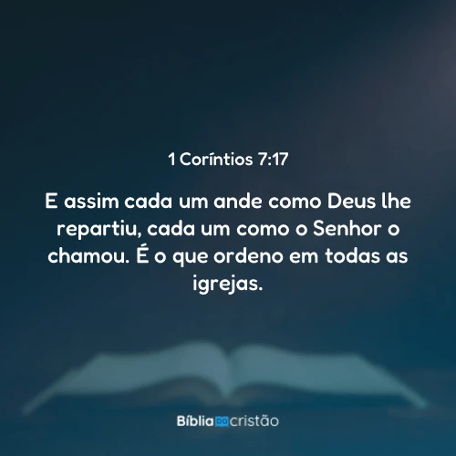 1 Coríntios 7:17