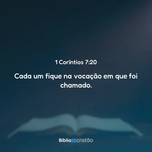 1 Coríntios 7:20