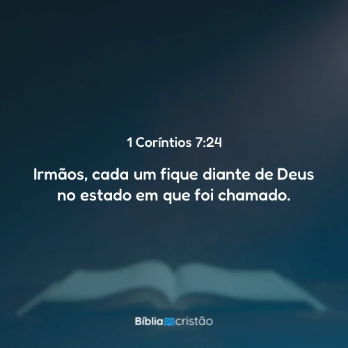1 Coríntios 7:24