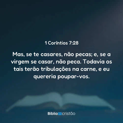 1 Coríntios 7:28
