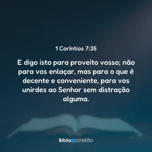 1 Coríntios 7:35