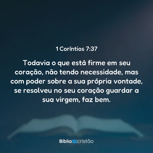 1 Coríntios 7:37