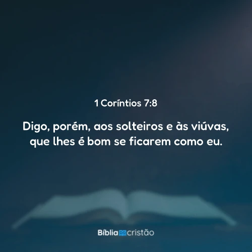 1 Coríntios 7:8