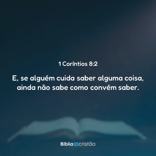 1 Coríntios 8:2