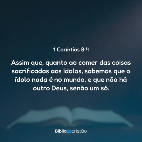 1 Coríntios 8:4