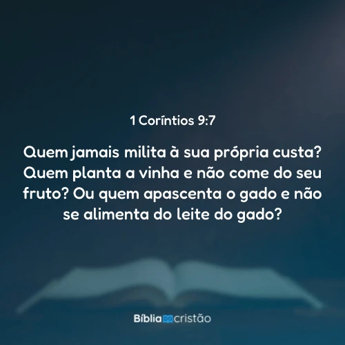 1 Coríntios 9:7