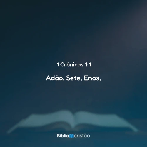 1 Crônicas 1:1