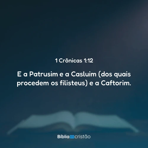 1 Crônicas 1:12