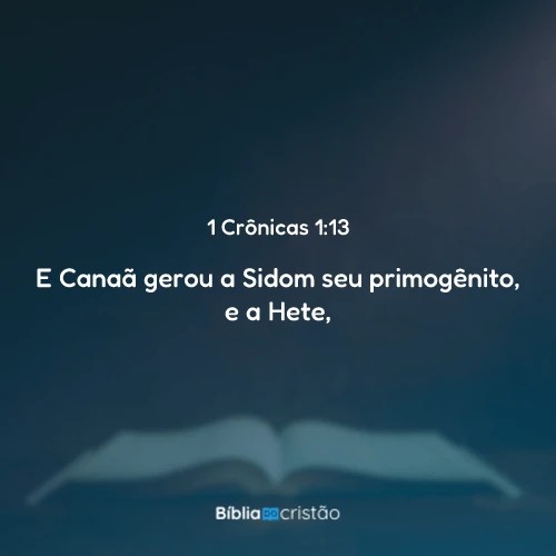 1 Crônicas 1:13