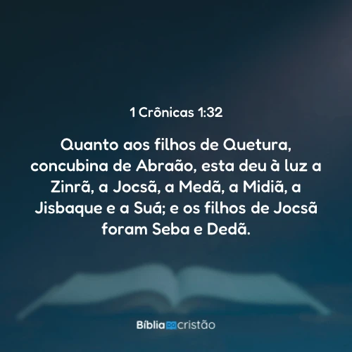 1 Crônicas 1:32