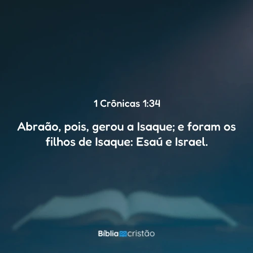 1 Crônicas 1:34