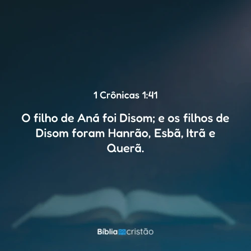 1 Crônicas 1:41