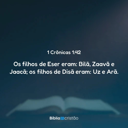 1 Crônicas 1:42