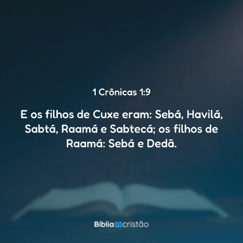 1 Crônicas 1:9