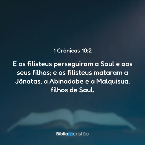 1 Crônicas 10:2