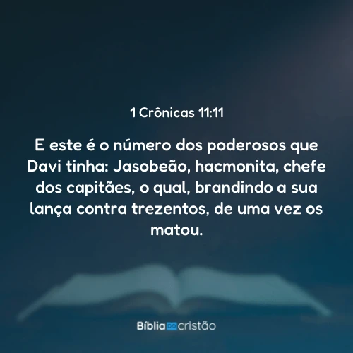 1 Crônicas 11:11