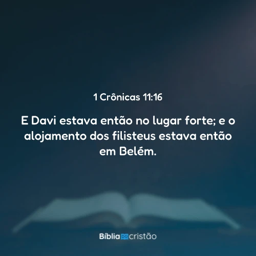 1 Crônicas 11:16