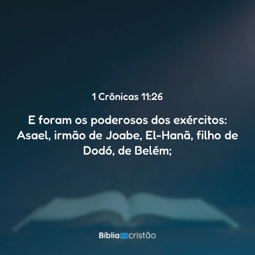 1 Crônicas 11:26