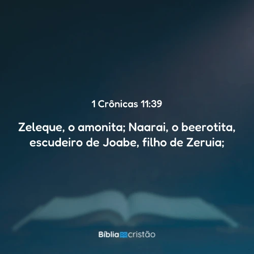 1 Crônicas 11:39