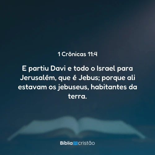1 Crônicas 11:4