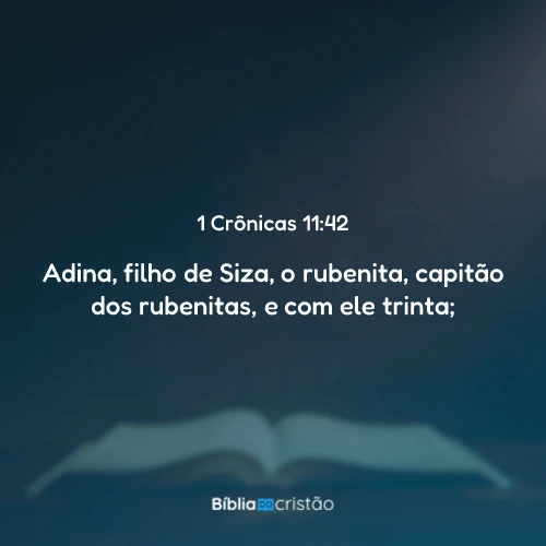 1 Crônicas 11:42