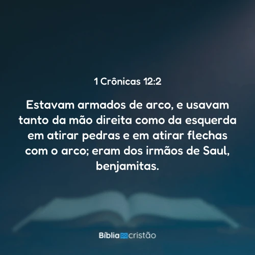 1 Crônicas 12:2