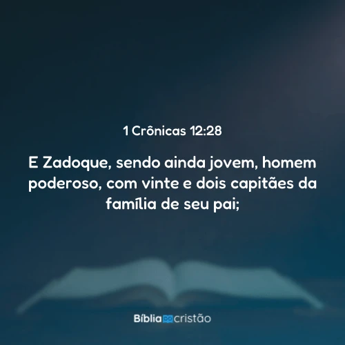 1 Crônicas 12:28