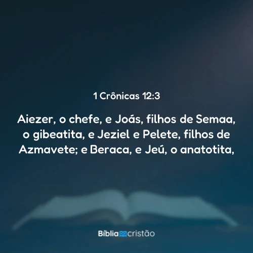 1 Crônicas 12:3