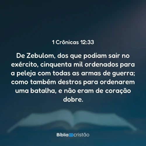 1 Crônicas 12:33