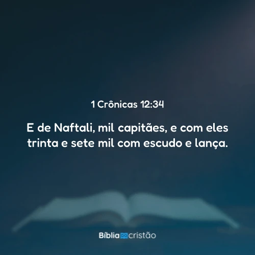 1 Crônicas 12:34