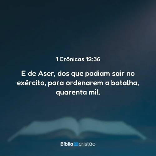 1 Crônicas 12:36