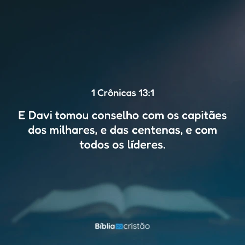 1 Crônicas 13:1