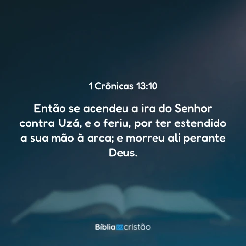 1 Crônicas 13:10