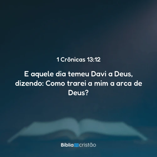 1 Crônicas 13:12