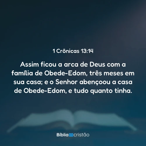 1 Crônicas 13:14