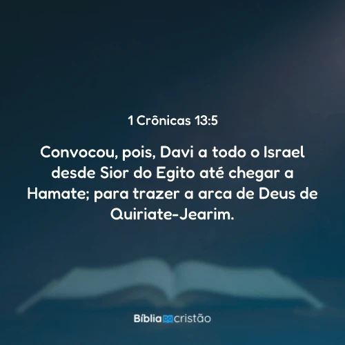 1 Crônicas 13:5