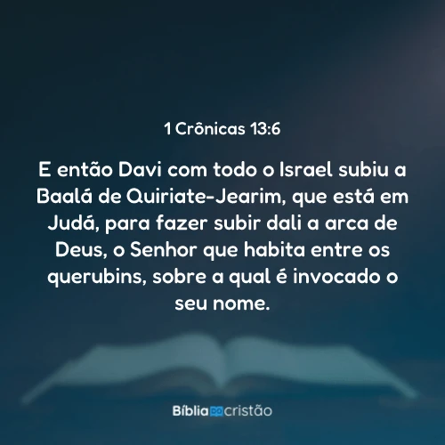 1 Crônicas 13:6