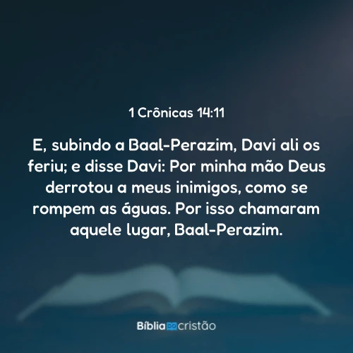 1 Crônicas 14:11